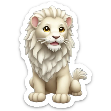 cute merlion side angle sticker