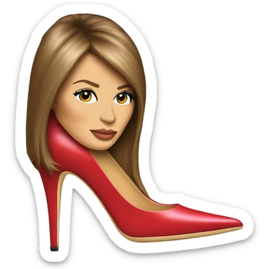 Melania trump stiletto sticker