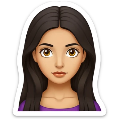 I want to look like a Spanish woman not   white woman sticker