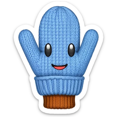 Mitten sticker