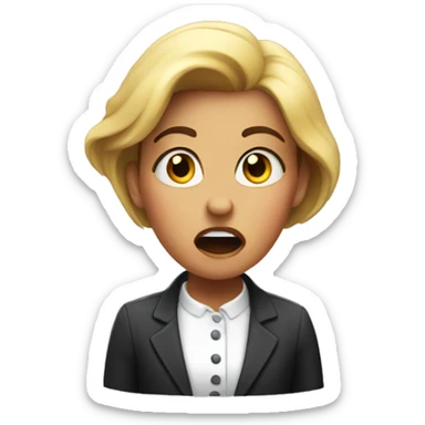 hostess scared sticker