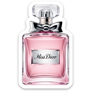 Miss dior perfume sticker