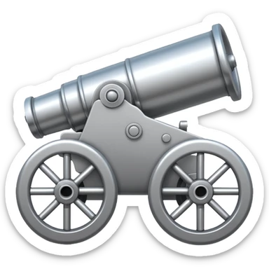 A cannon for Arsenal FC for my X profile  sticker