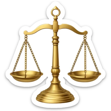 scales of justice sticker