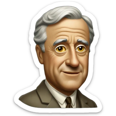 Franklin Roosevelt sticker