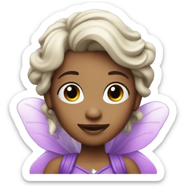 create a fairy in purple colors that saves youtube channels and her name SubSub
 sticker