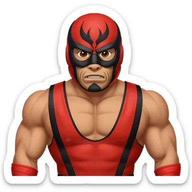 luchador bane sticker