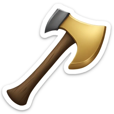 axe gold sticker