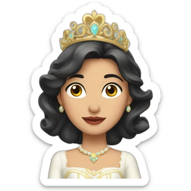 Blanca nieves princesa sticker