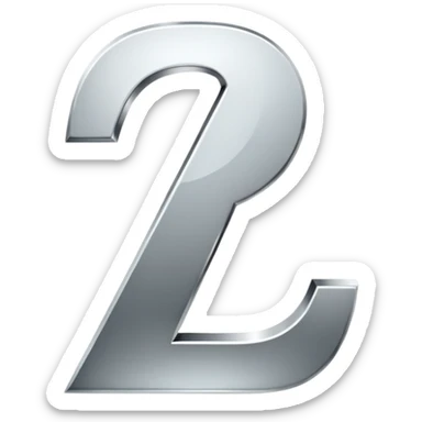 The letter L sticker
