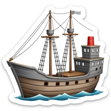 Sea travel sticker