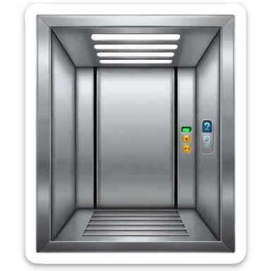 simplest elevator emoji sticker