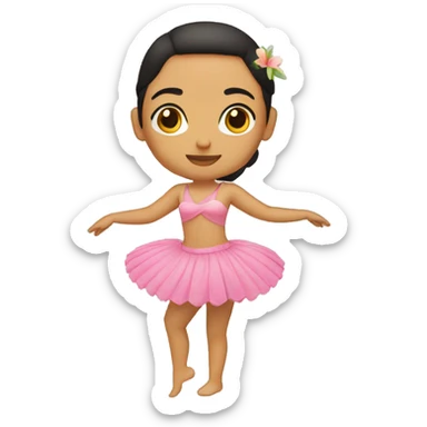 bailarina tahitiana sticker
