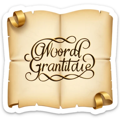agradecimiento sticker