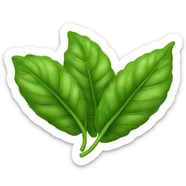 basil leaves sticker