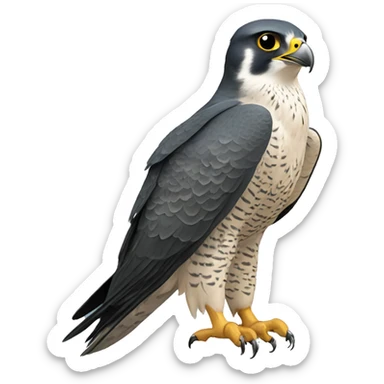 peregrine falcon  sticker