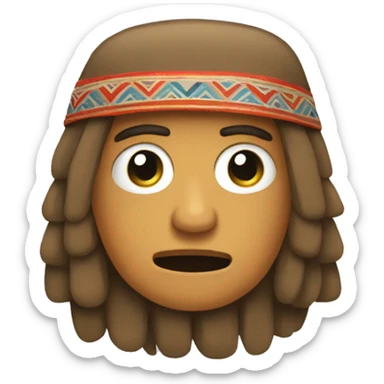 Emoji de la cultura nazca Perú sticker