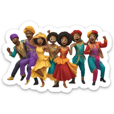 Broadway show sticker