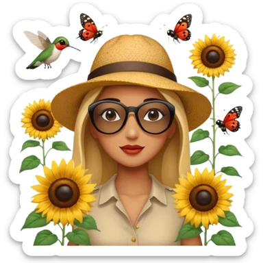 299 - Amor tan grande en las mariposas en el colibrí en la ladybug Se pueden observar y admirar la majestad con que fueron formados estos grandes polinizadores y la 🐝🌻 Más allá don Danzan  la mariposa 🦋✨ El Calibre Las abejas y el ladybug 🐞🌻 sticker