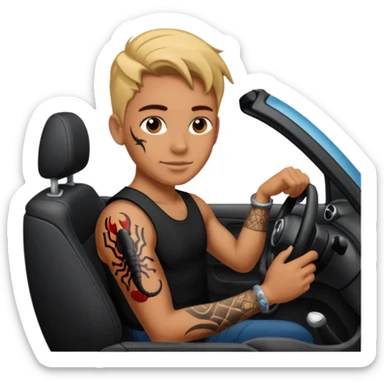 Scorpio n car sticker