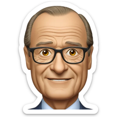 Jacques Chirac  sticker