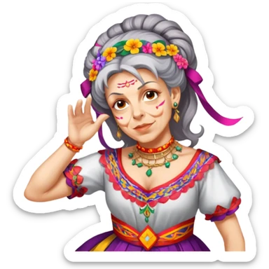 Traditional Dancer sticker