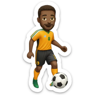 kick-off-dribble sticker