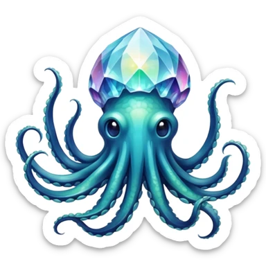 Crystal Kraken sticker