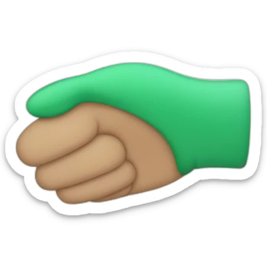 Hand left swiping sticker