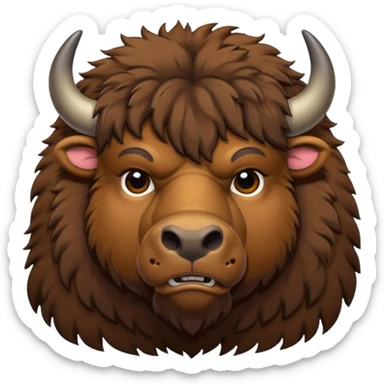 american bison sticker