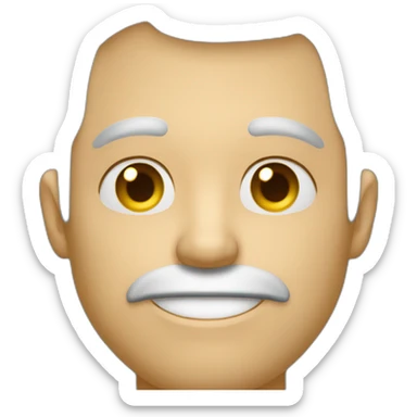 Un homme qui se met un doigt dans le nez sticker