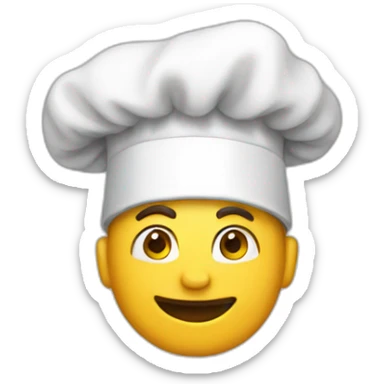 headwear chef sticker