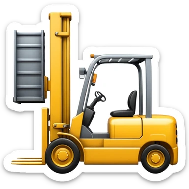 emoji forklift sticker