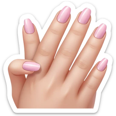 Manicure French nails  sticker
