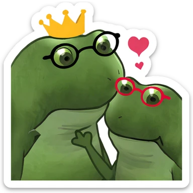 Kiss on lips sticker