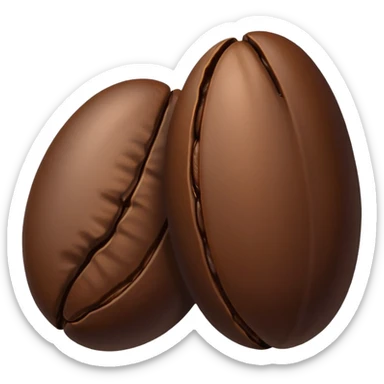 two coffee beans together sticker
