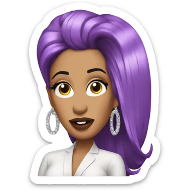 Cardi b slay sticker