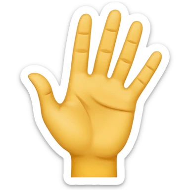 Make a YVL hand emoji doing the YVL hand signal sticker