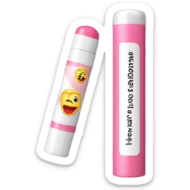 lip balm with label sticker