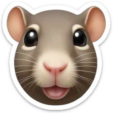 realistic agouti gerbil sticker
