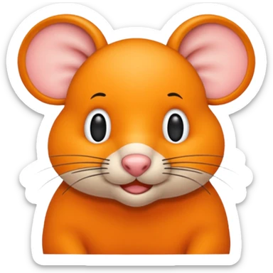 Ich möchte einen Emoji, der aussieht wie die Maus aus der Sendung mit der Maus vom norddeutschen Rundfunk sticker