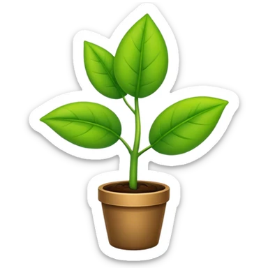 plante verte sticker