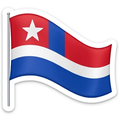 Emoji da bandeira de Pernambuco / Brasil sticker