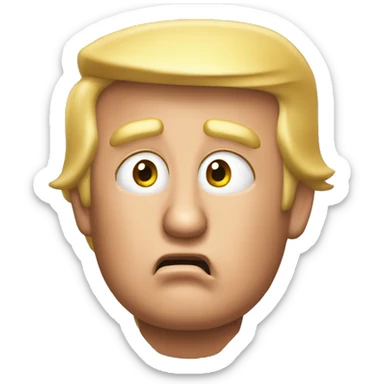 donald trump perplexed sticker