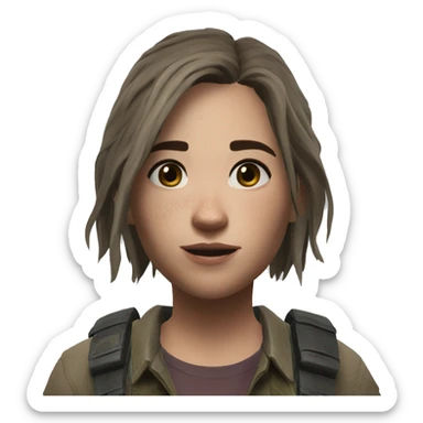 Ellie Williams from the Last of Us 2 sticker