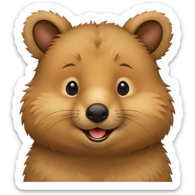 a cutie quokka sticker