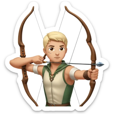 Archer position tir sticker