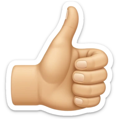 Thumbs up  sticker
