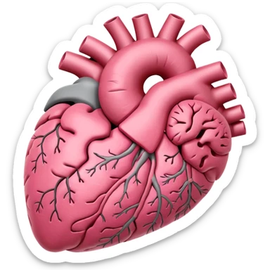 Brain and heart sticker