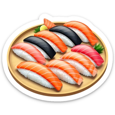 Sushi platter nigiri sticker